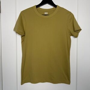 Uniqlo U Crew Neck T-Shirt Tee Muted Green Asia Sizing L = US M